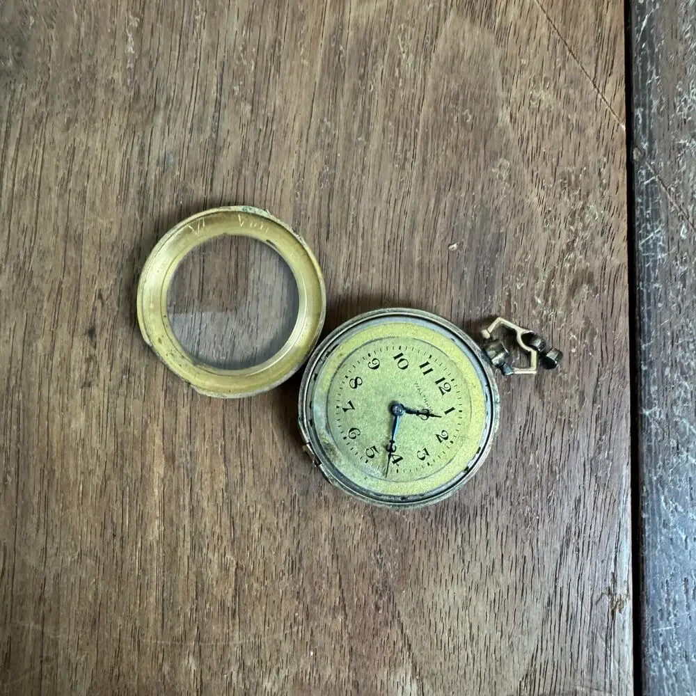 Antique Early American Waltham‎ patent May 11, 1915 Gold Pocket Watch